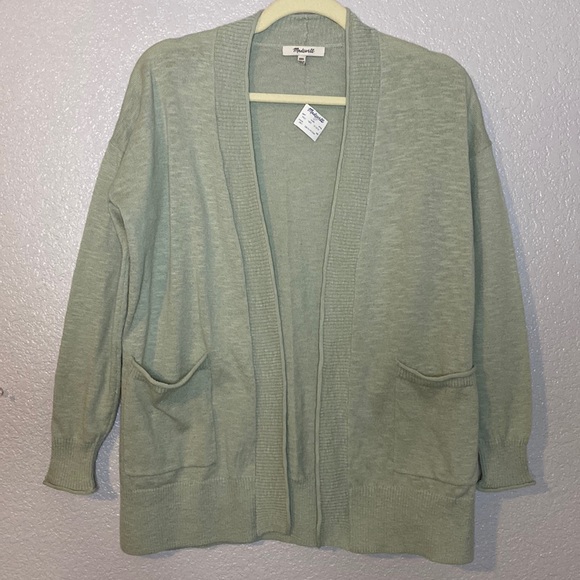Madewell Sweaters - Madewell sweater cardigan soft sage color size XXS oversized